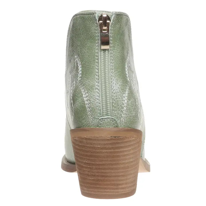 Powder Green Blaize Western Bootie