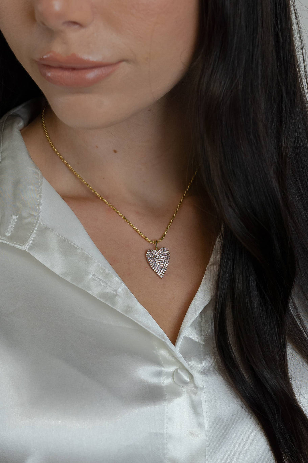 Skinny Rope Chain Necklace | Threader Charm Necklace 