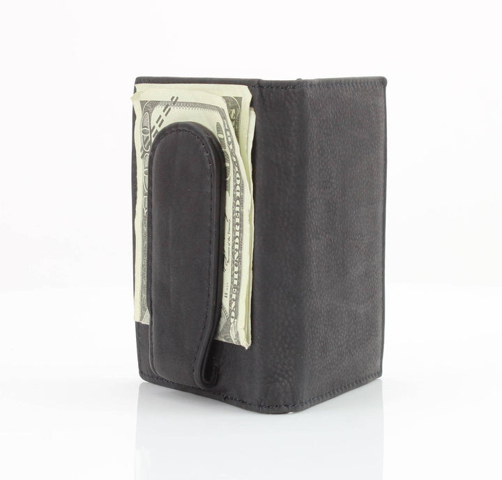 American Bison Oil Pull Up Magnetic Money Clip Card Case 157