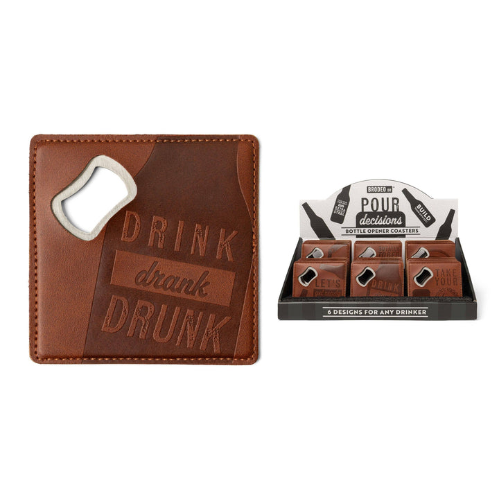 Brodeo Drive Pour Decisions Bottle Opener Coaster Assortment