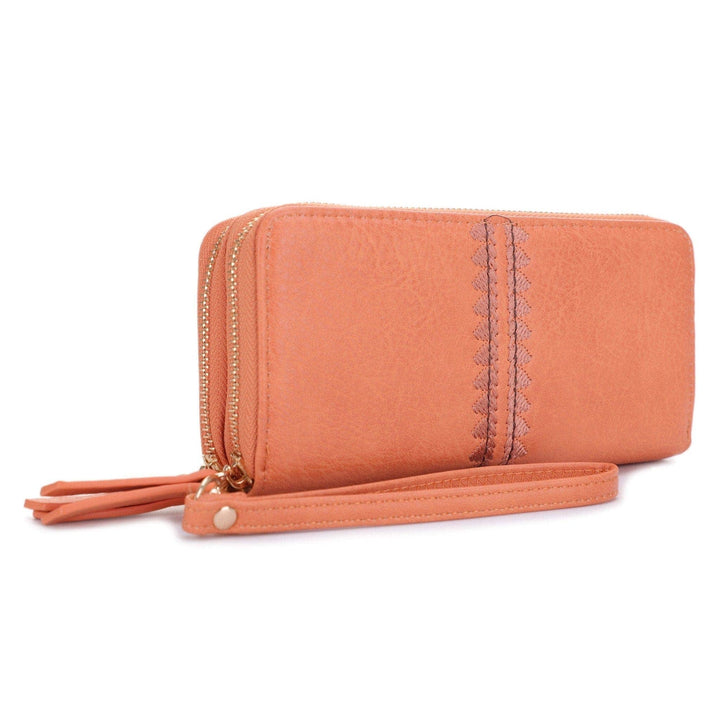 Sherrie Double Zipper Wallet