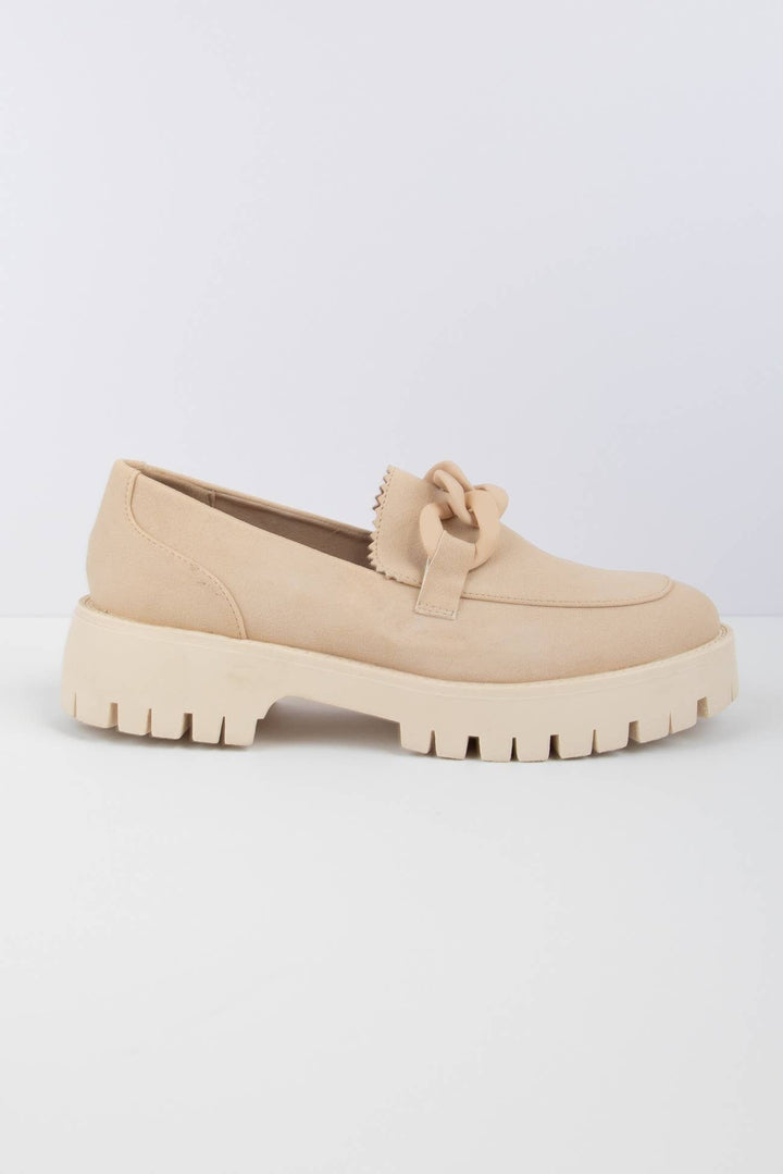 MADISON Chunky Chain Lug Sole Loafers