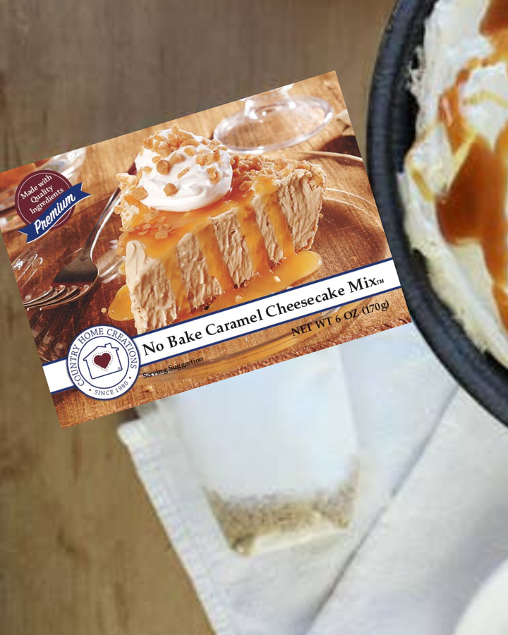 No Bake Caramel Cheesecake Mix