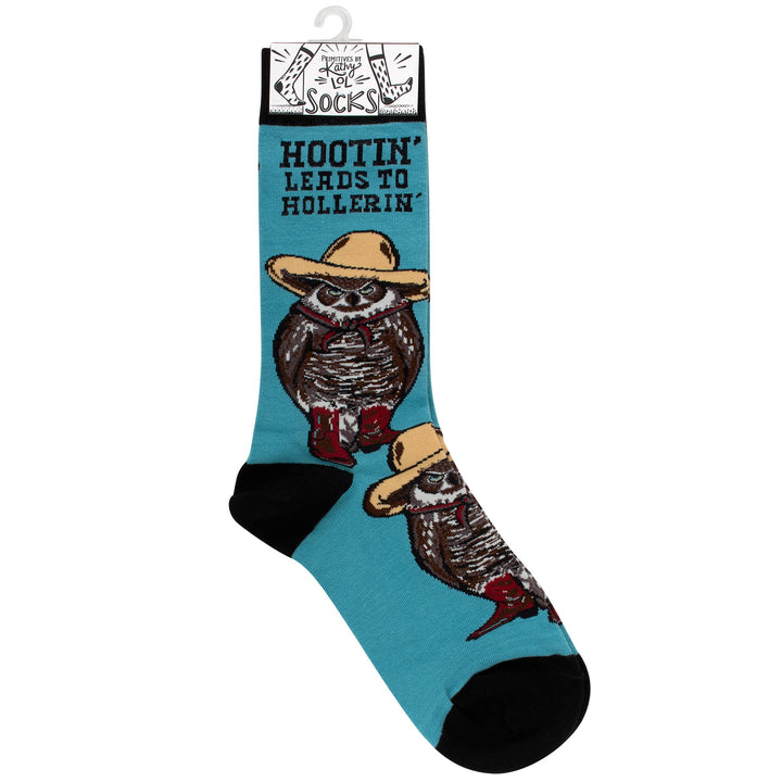Hootin' Leads To Hollerin' Socks