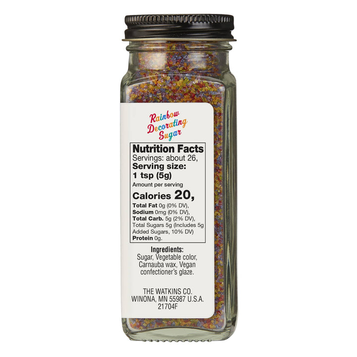 Rainbow Decorating Sugar 4.6 oz
