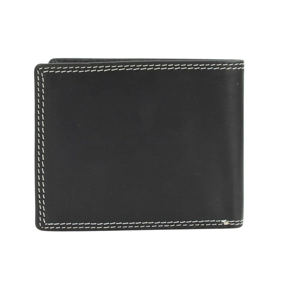 Oil Pull Up Embossed Eagle Bifold Wallet ABB 003