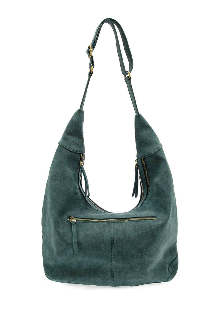 Rochelle Faux Suede Large Crescent Hobo