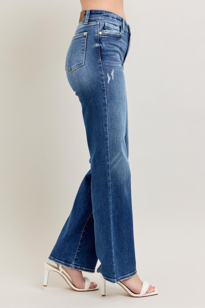 Judy Blue Hi Waist Dark 90's Straight