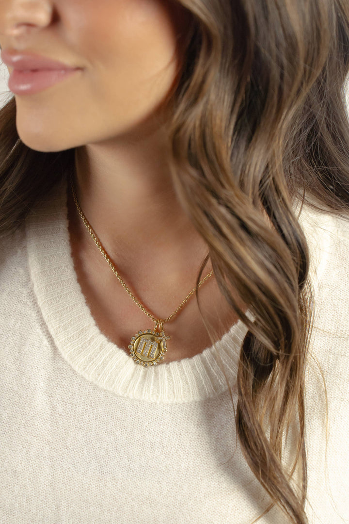 Skinny Rope Chain Necklace | Threader Charm Necklace 