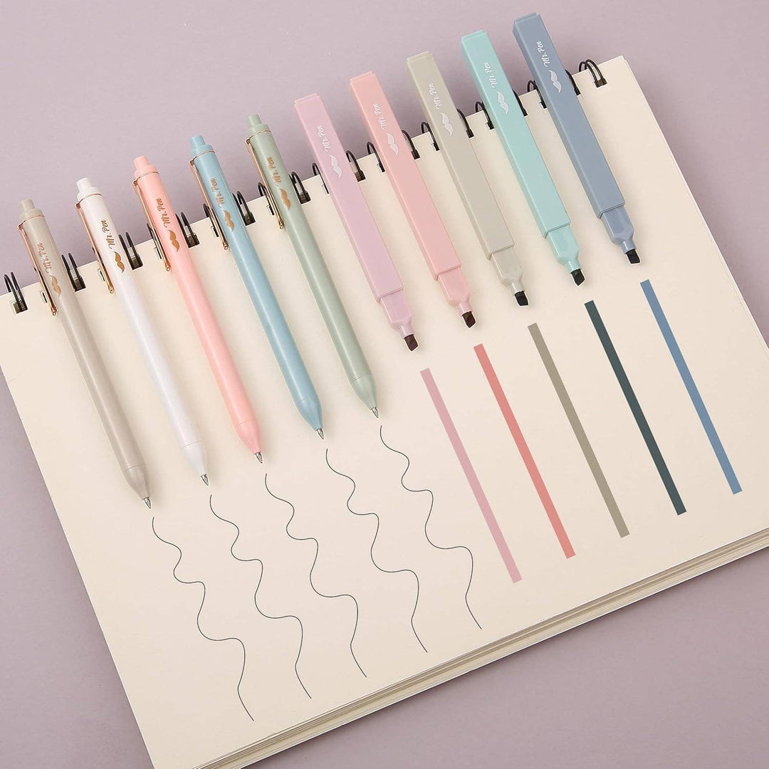 Mr. Pen Aesthetic Highlighters & Gel Pens Set