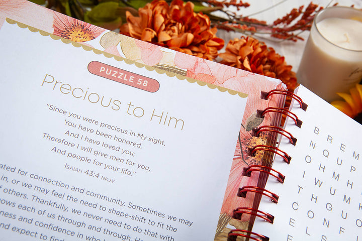 Words to Warm Your Heart (Word Search Devotional)