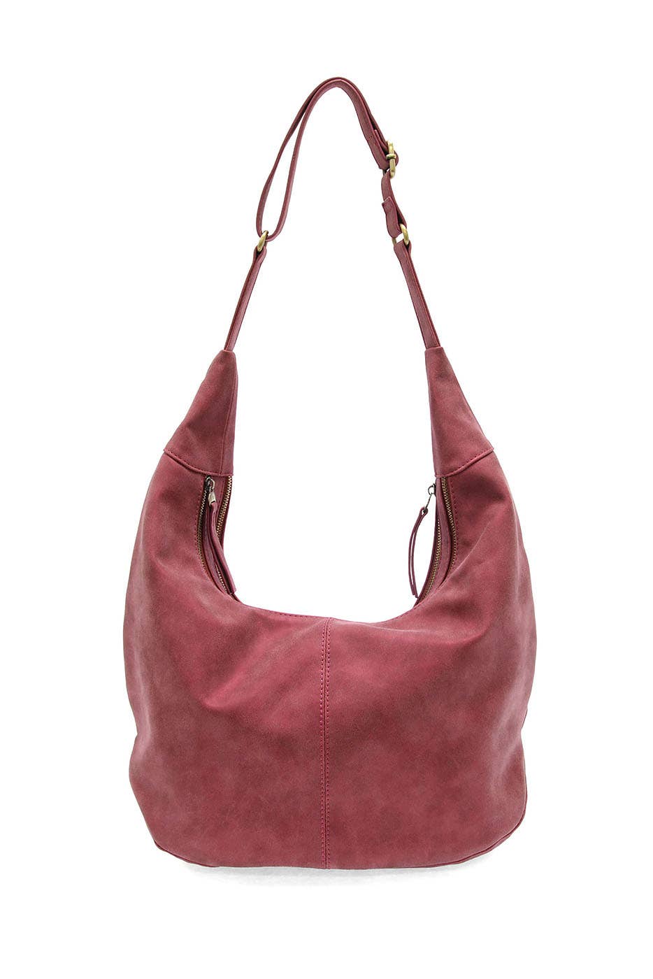 Rochelle Faux Suede Large Crescent Hobo