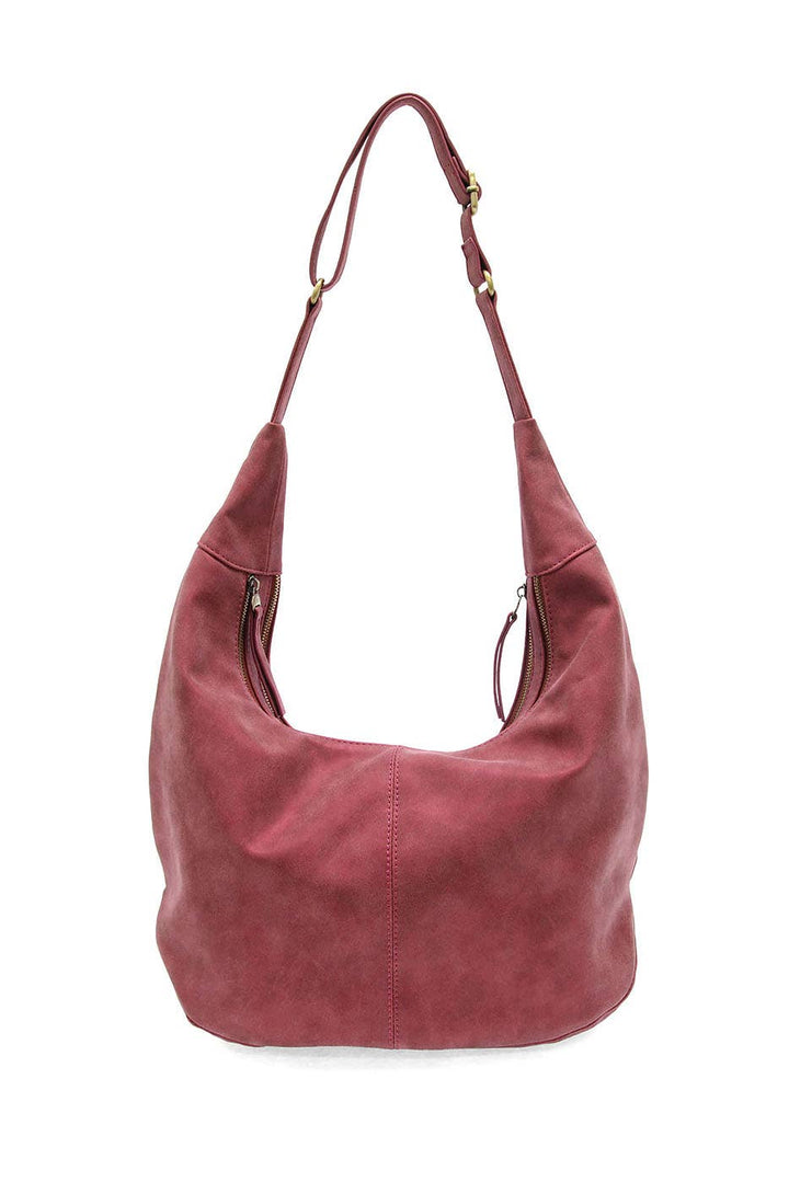Rochelle Faux Suede Large Crescent Hobo