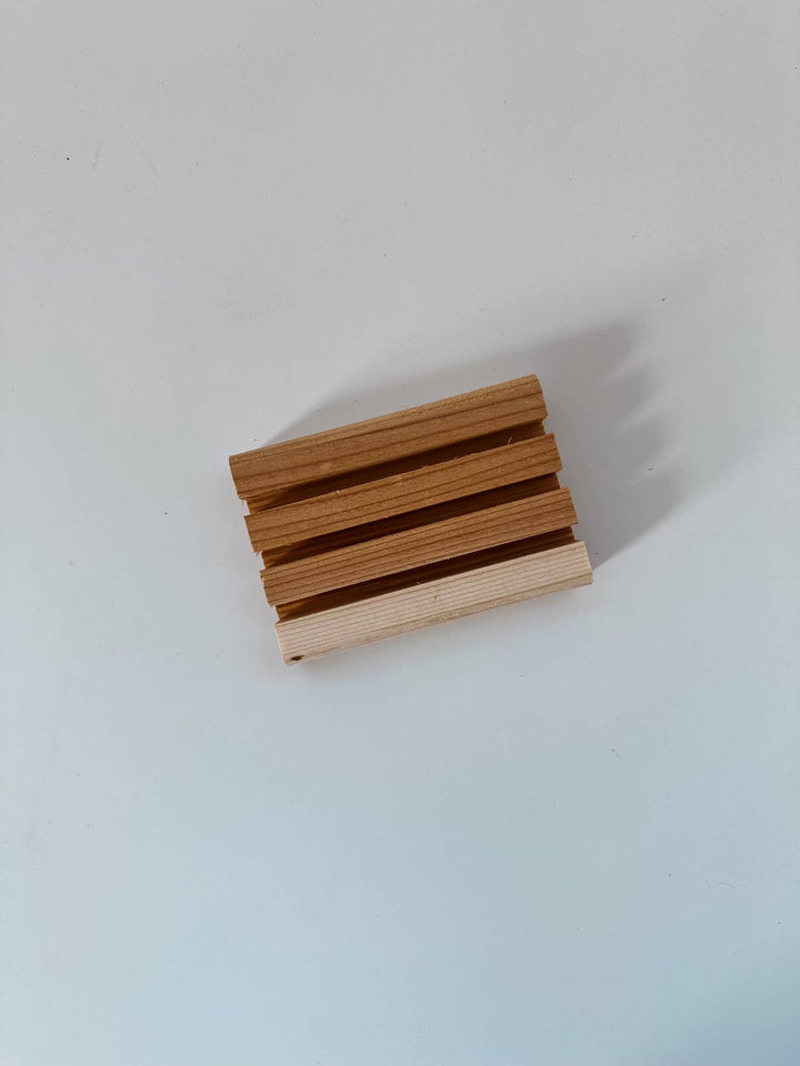 Cedar soap dish I Soap saver I Cedar wood soap saver