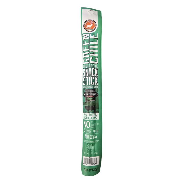 Green Chile Beef & Pork Snack Sticks