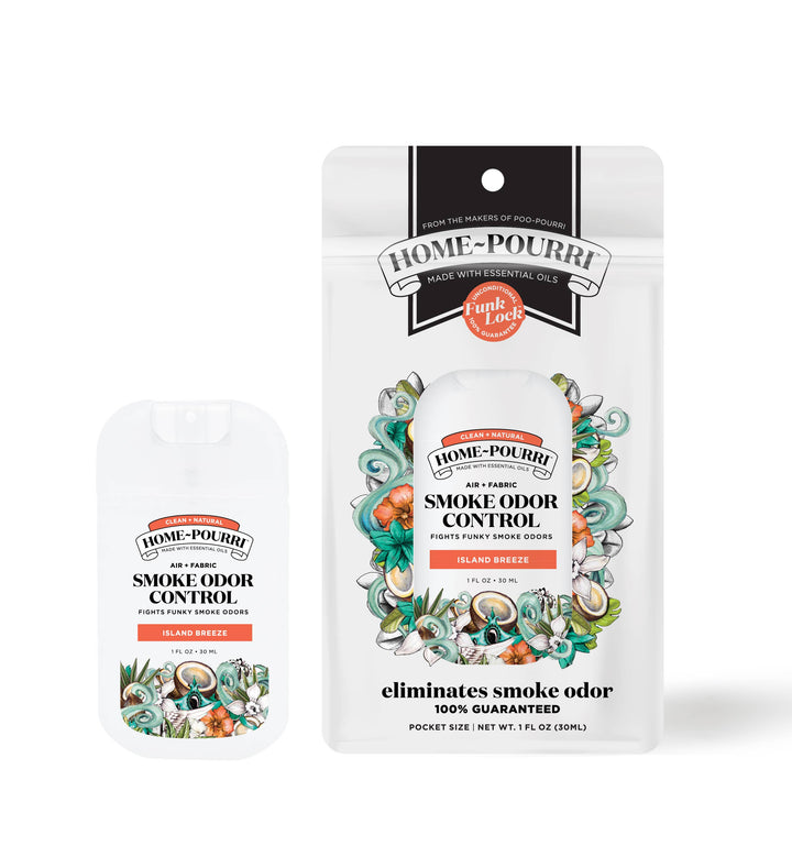 ~Pourri Smoke Odor Control 1oz in Pouch ~ Island Breeze