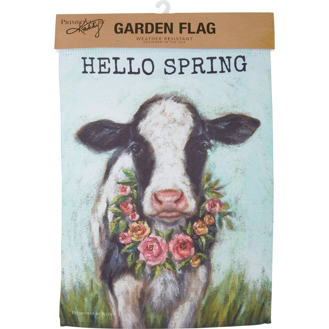 Hello Spring Garden Flag