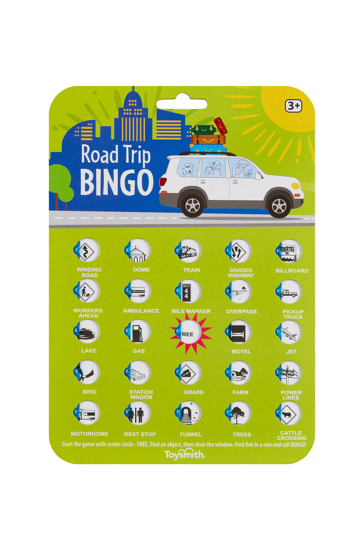 On the Way Games Road Trip Bingo, Travel Game