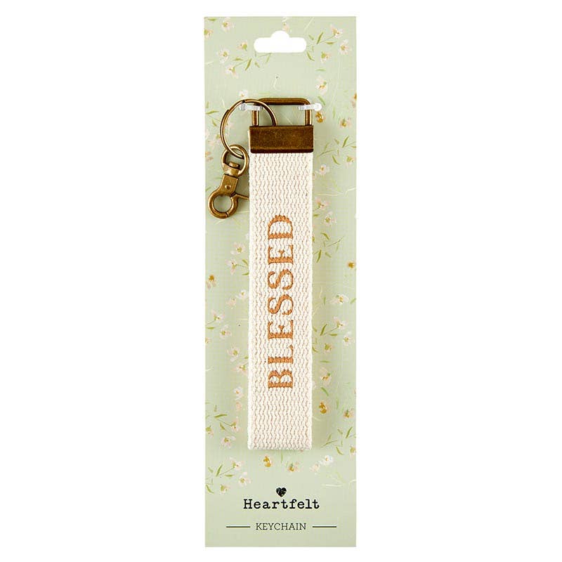 Canvas Keychain - Blessed