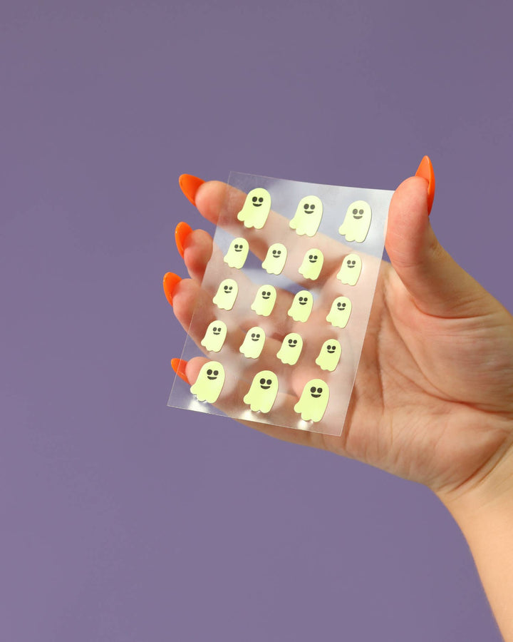 Glow in the Dark Ghosts Halloween Pimple Patches