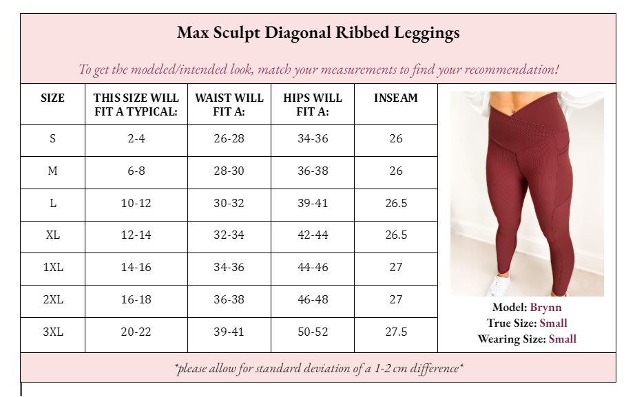 REG Max Sculpt Ribbed Leggings