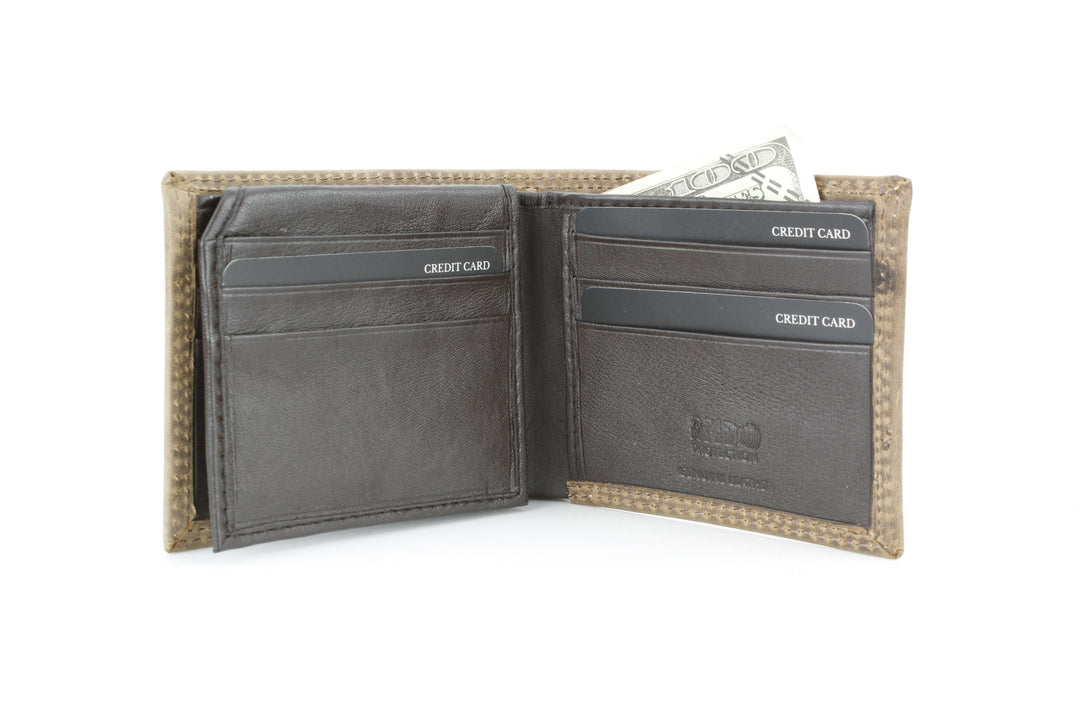 Men’s Bi-Fold Wallet with Praying Cowboy Emboss ABMWVT 02