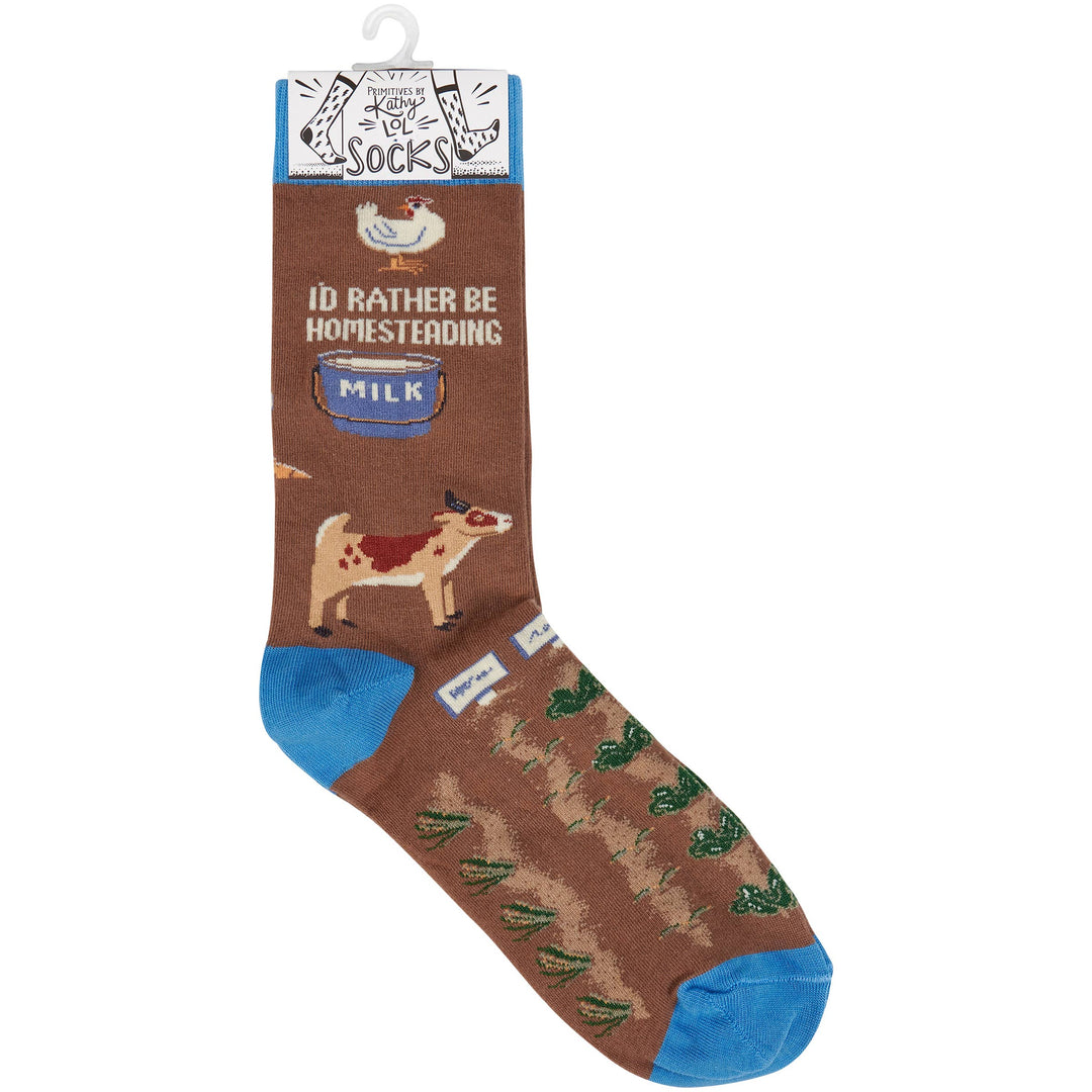 Rather Be Homesteading Socks