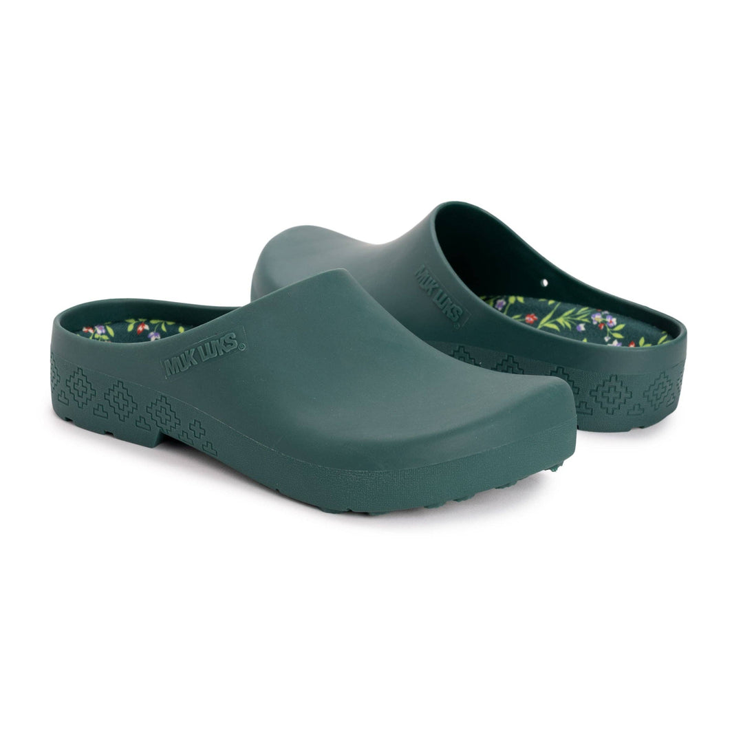 MUK LUKS Women's Spring Garden Clog and Bonus Glove Set