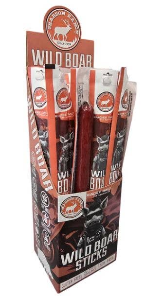 Pearson Ranch Wild Boar Hickory Smoked Snack Stick 1oz, 24ct