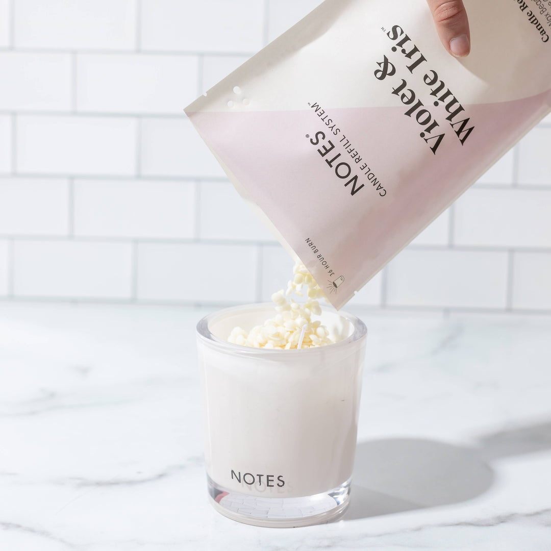Violet & White Iris | NOTES | Summer Candle Refill