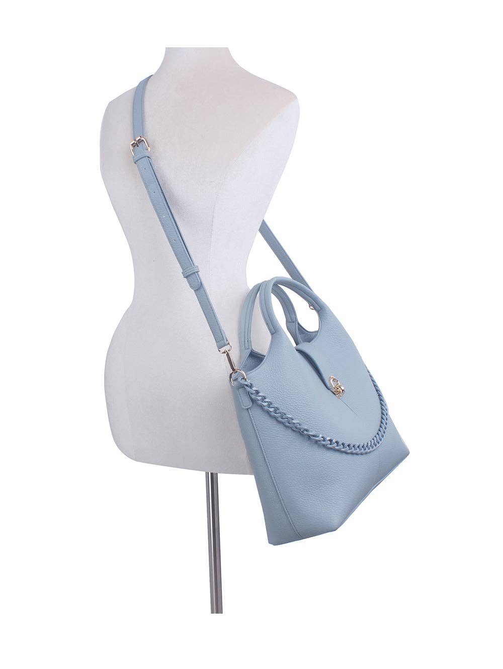 Chain detail tote bag