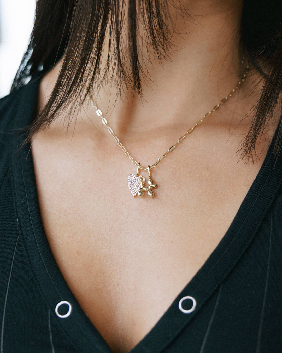 Mini Paperclip Chain Necklace