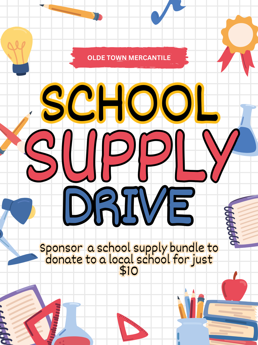 School Supply Bundle Donation