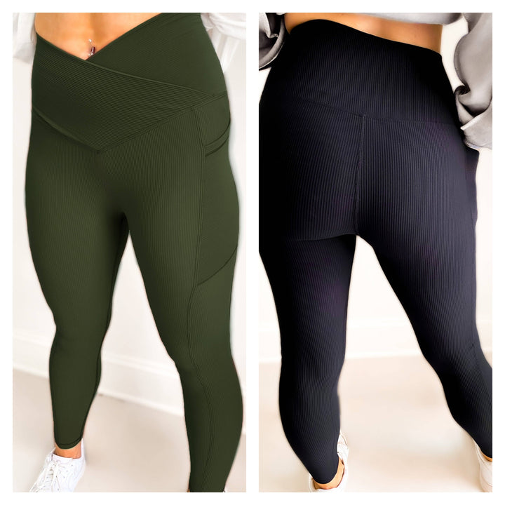 REG Max Sculpt Ribbed Leggings