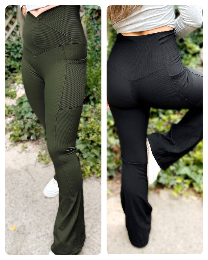 FLARE Max Sculpt Ribbed Leggings