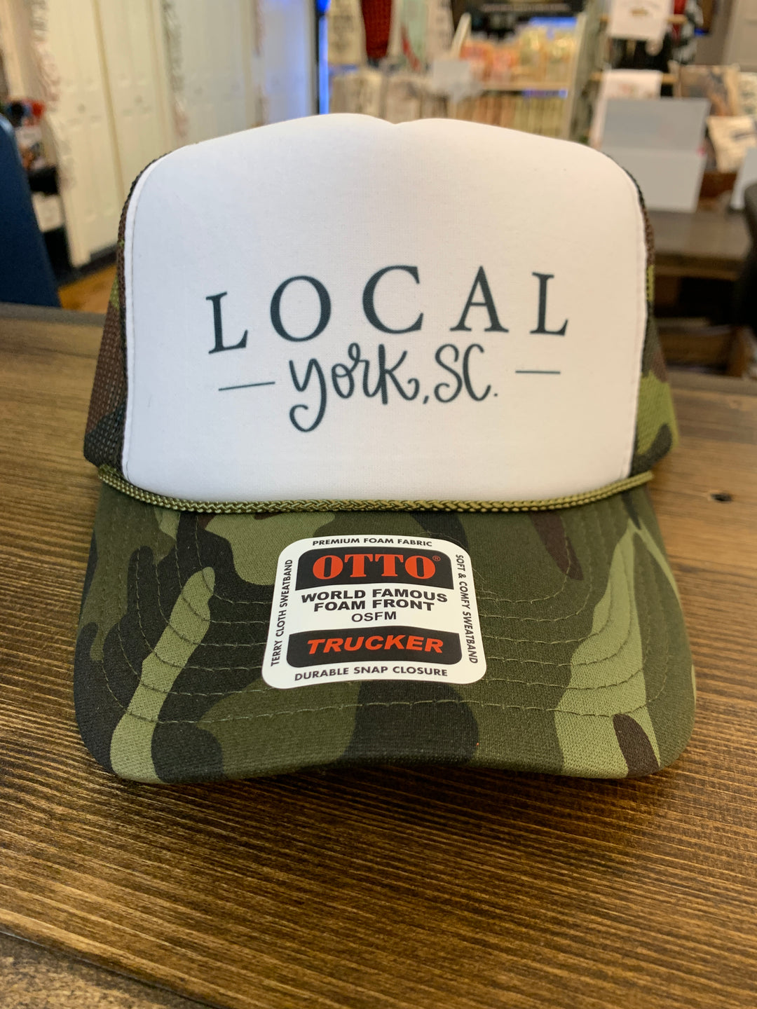 Local *Custom Town* Camo Trucker Hat