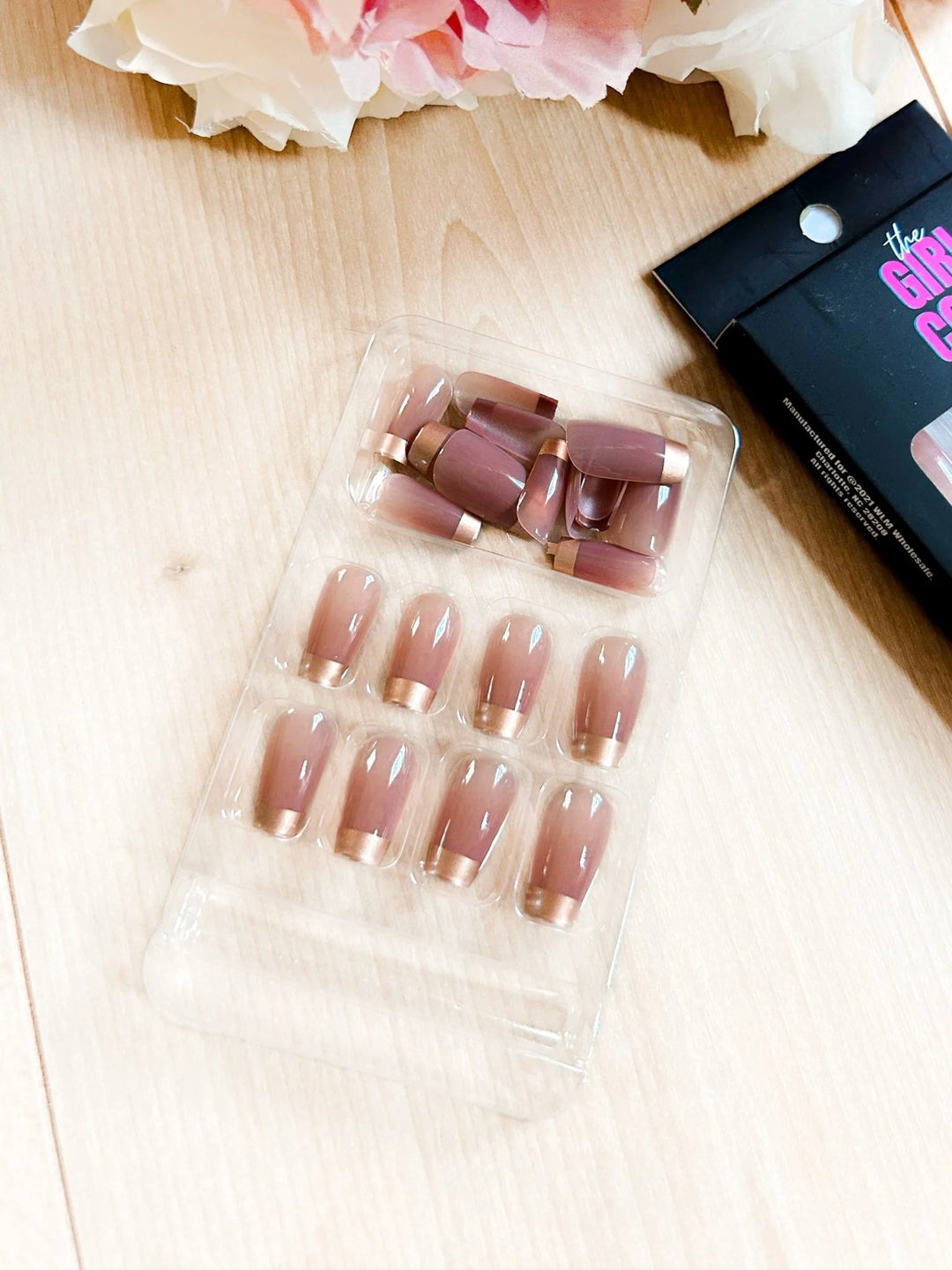 "Rose All Day" Press On Nails