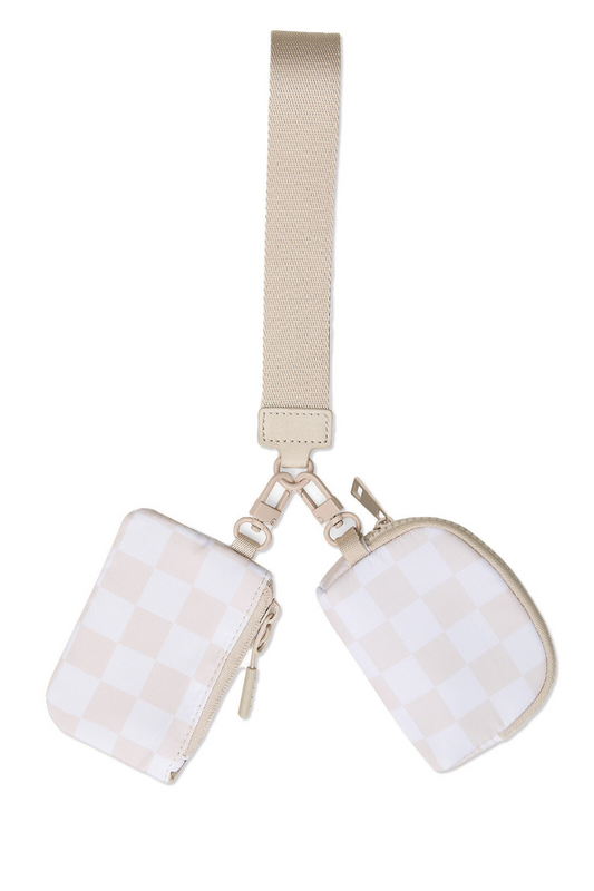 Double Pouch Wristlet