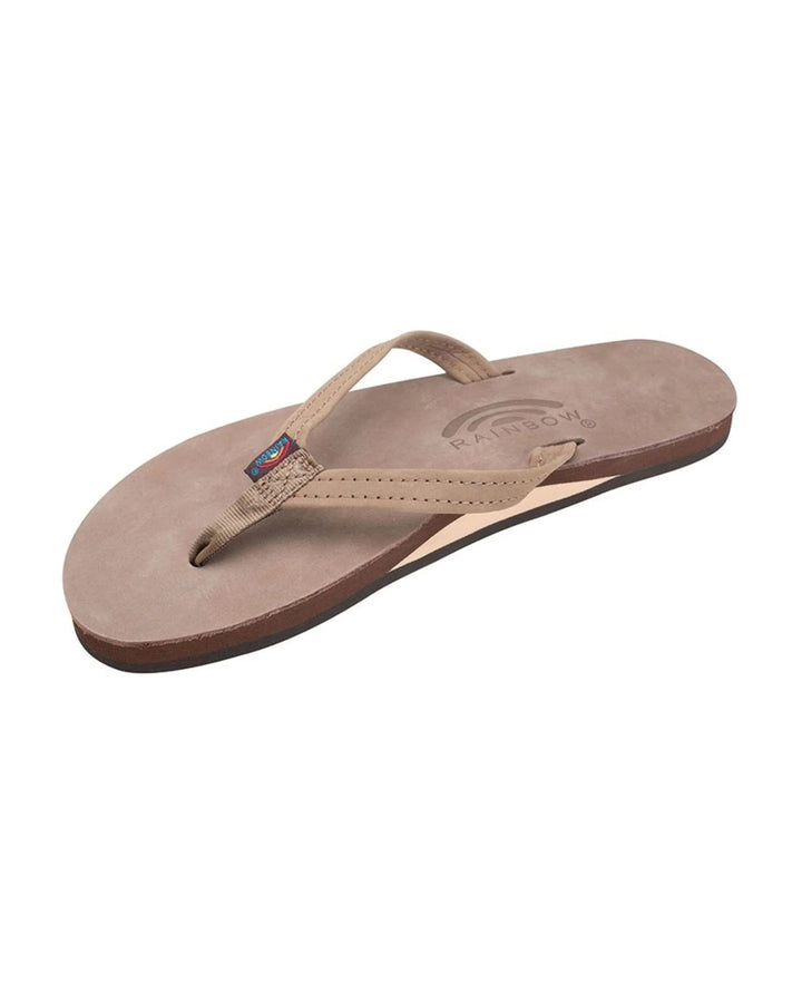 Premier Leather Women's Single Layer Arch Narrow Strap