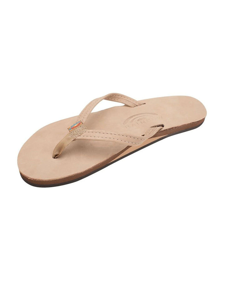 Premier Leather Women's Single Layer Arch Narrow Strap
