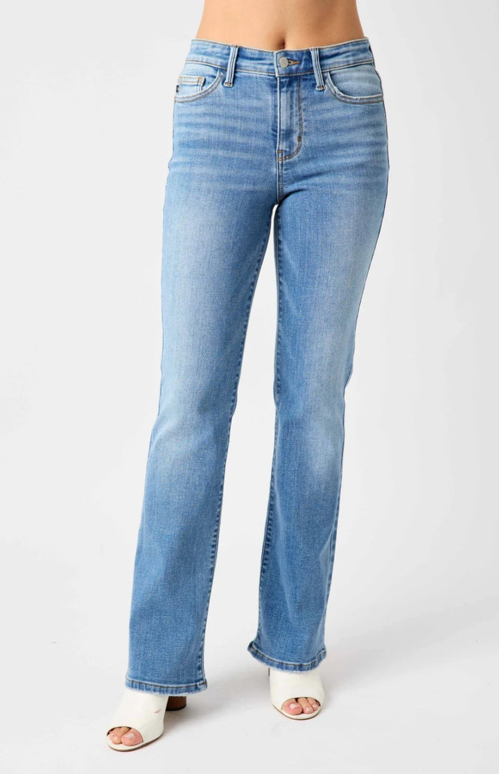 5 & 15 Judy Blue Mid Rise Bootcut Jeans
