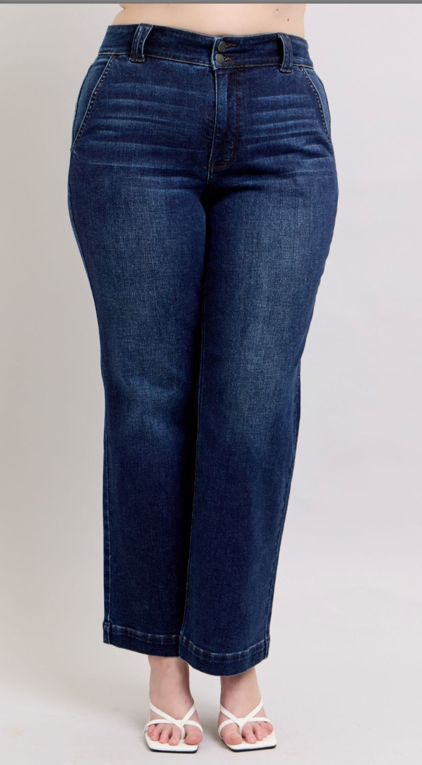 Judy Blue Double Button Trouser Jean