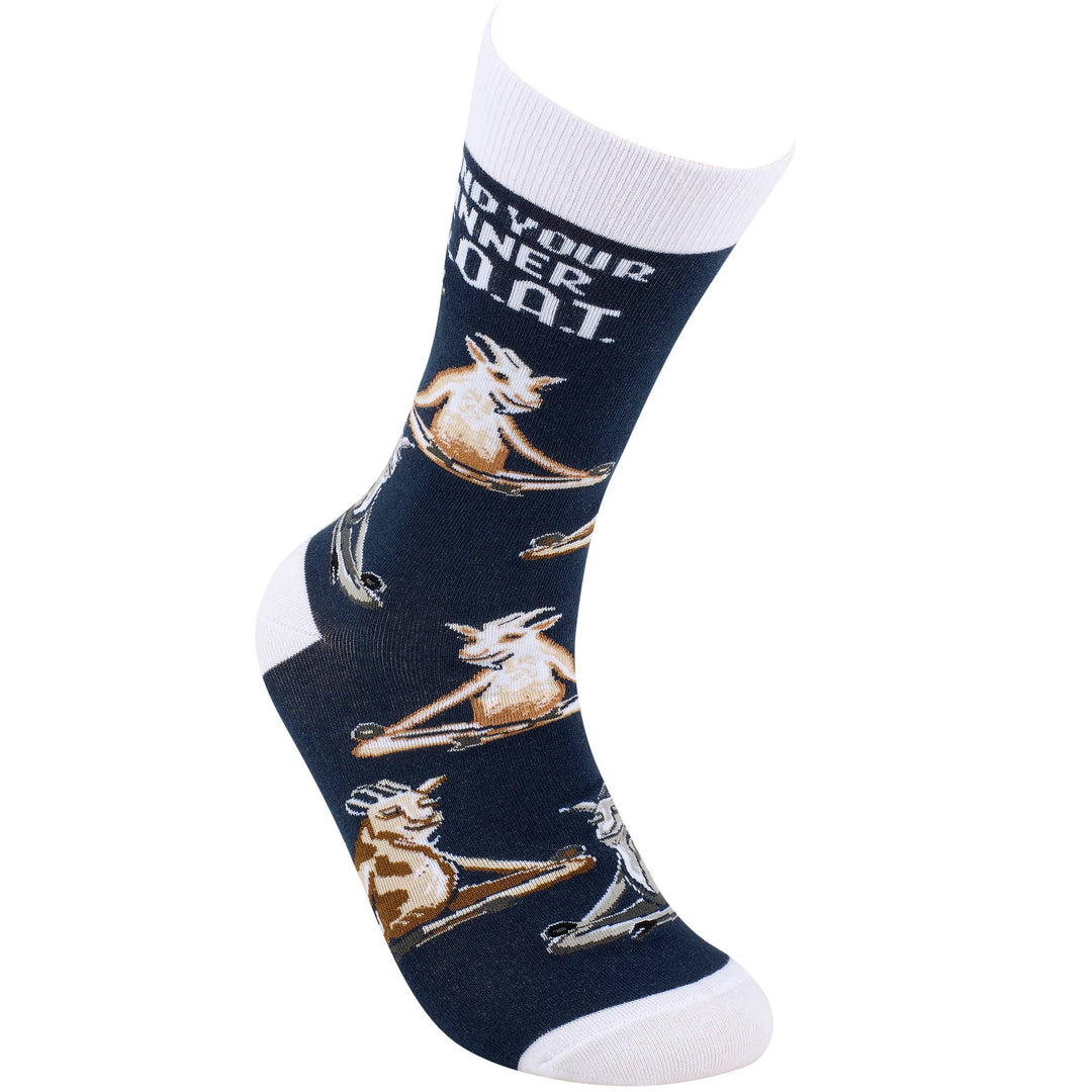 Find Your Inner G.O.A.T Socks