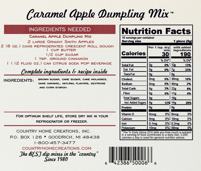 Artisan Kitchen Caramel Apple Dumpling Mix