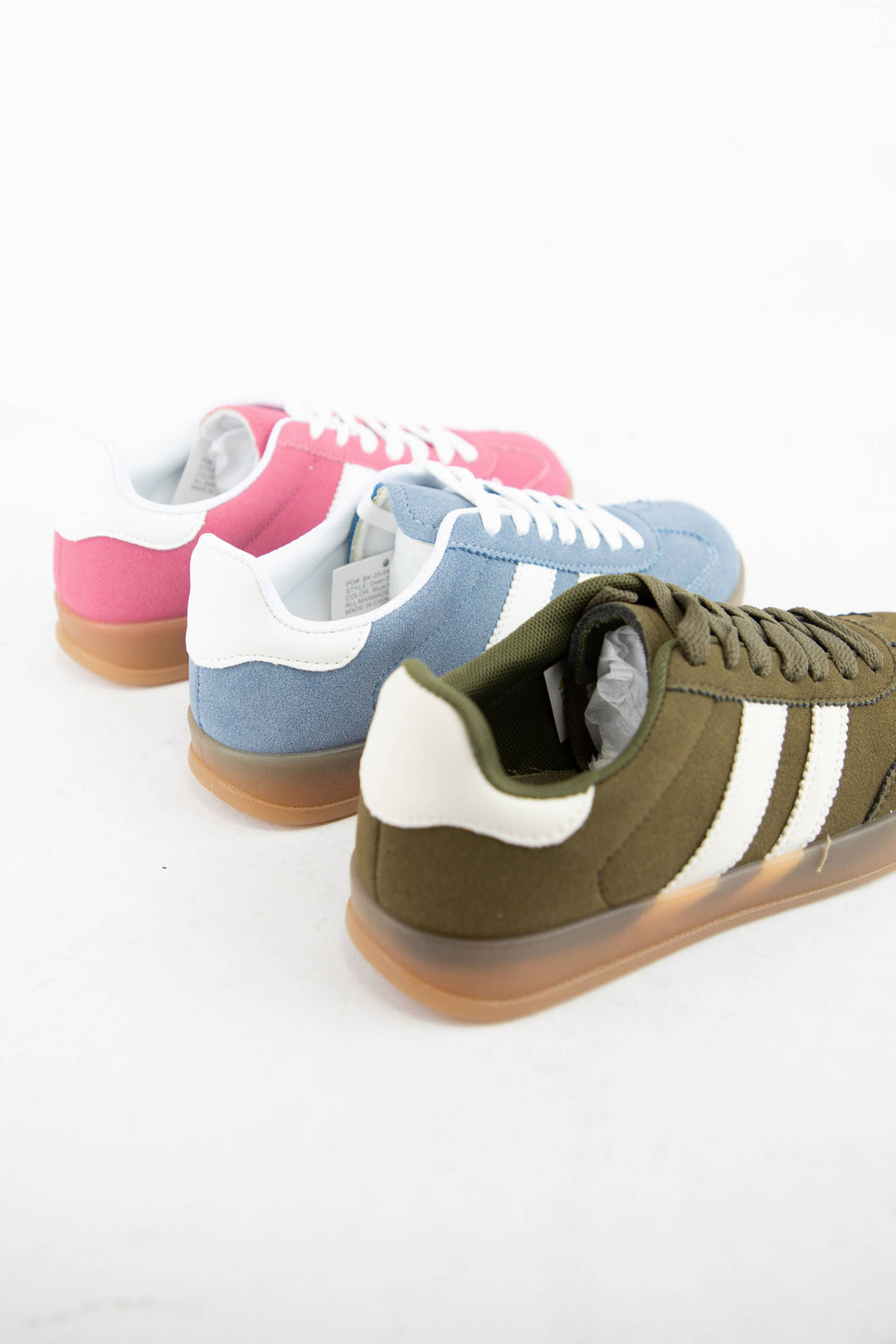 COLORFUL SUEDE SNEAKERS