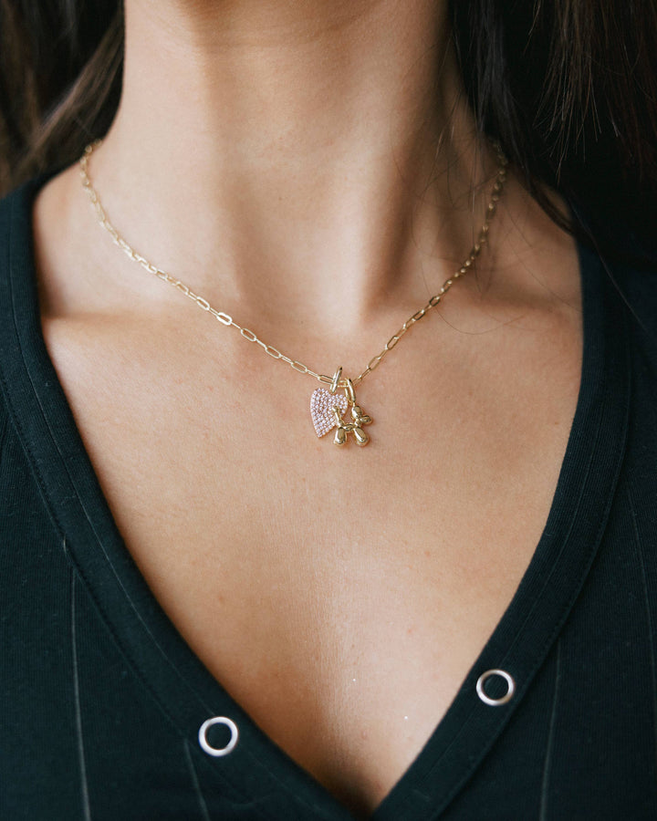 Mini Paperclip Chain Necklace