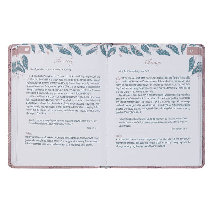 Devotional Prayers for a Woman's Heart Faux Leather