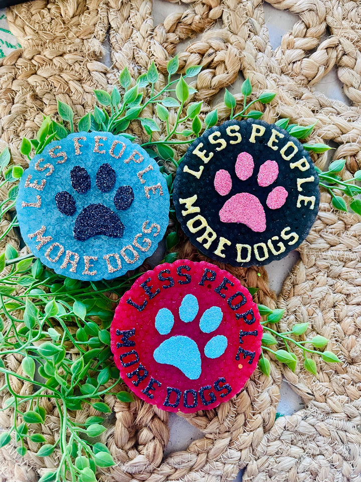 Less People More Dogs Car Freshie 