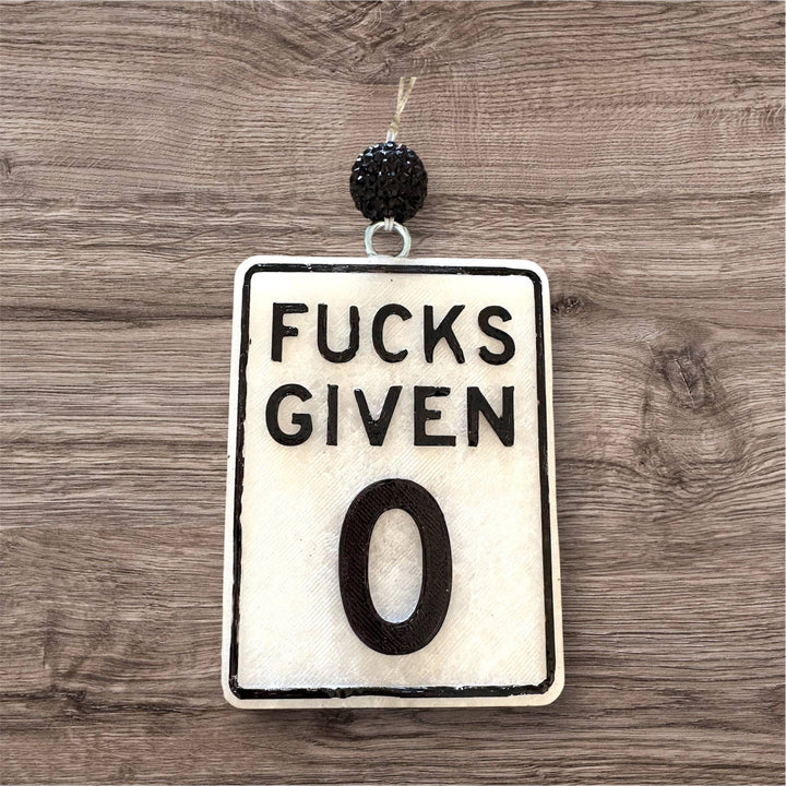 Zero F's Given Car Freshie