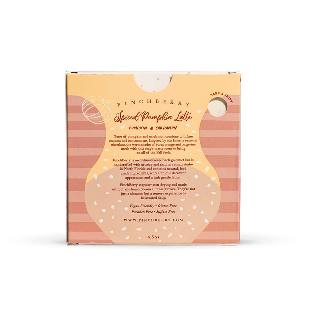 Spiced Pumpkin Latte Handmade Boxed Soap Fall 2025